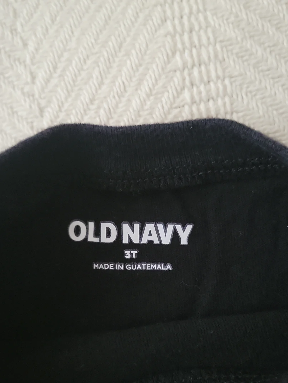 Old Navy Black Long-Sleeve Ghost Valuable Player Tee